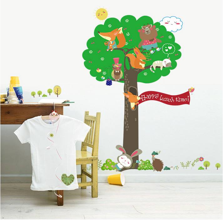 Cây xanh và các bạn thú